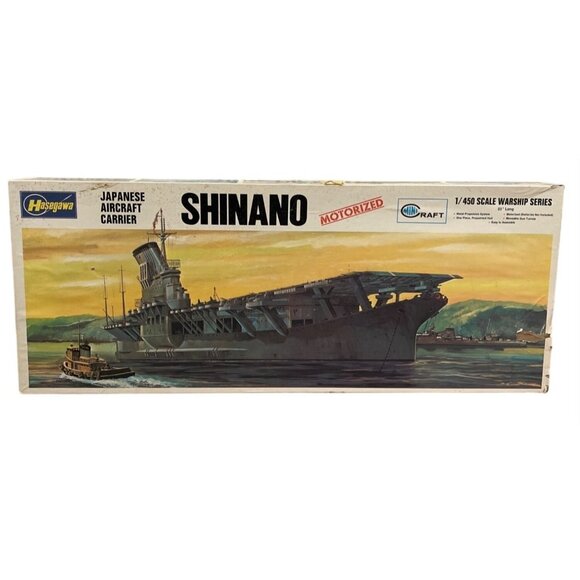 Hasegawa 1/450 Scale Shinano Japanese Aircraft Carrier Model Kit - Picture 1 of 5
